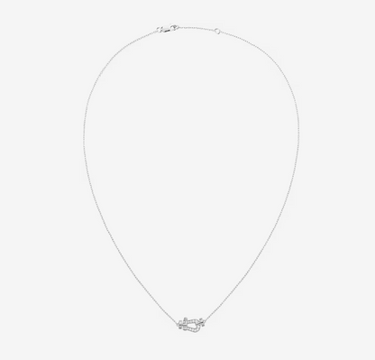 [⭐Luxery]FORCE 10 DIAMOND SILVER NECKLACE MINI MODEL