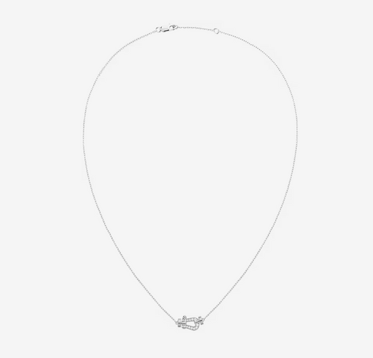 [⭐Luxery]FORCE 10 DIAMOND SILVER NECKLACE MINI MODEL