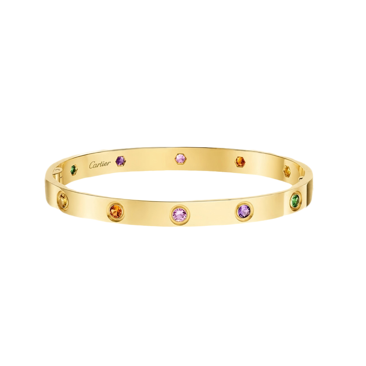 [⭐Luxery] 2026 RAINBOW LOVE BRACELET 6.1MM  10 DIAMONDS