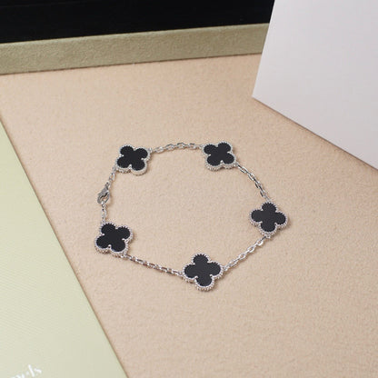 [⭐Luxery] CLOVER 5 MOTIF ONYXS BRACELET COLLECTION