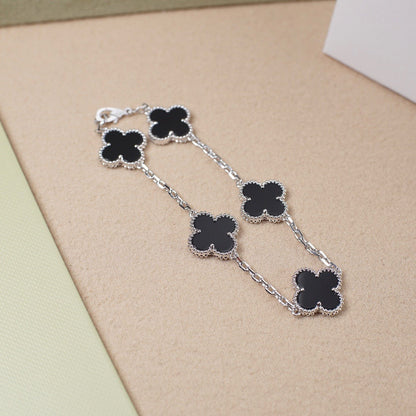 [⭐Luxery] CLOVER 5 MOTIF ONYXS BRACELET COLLECTION