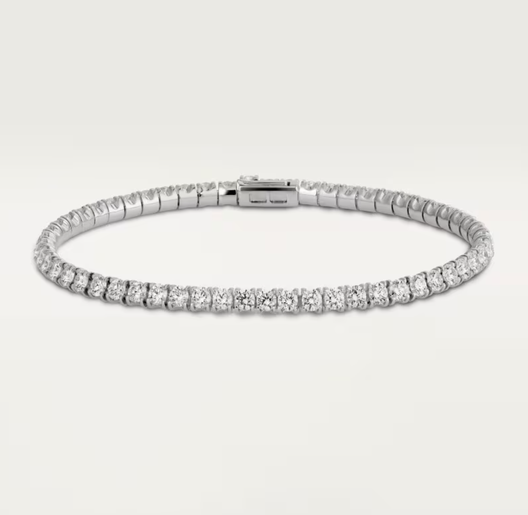 [⭐Luxery]  CLASSIC BASEBALL BRACELAT, 52 DIAMOND