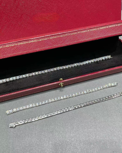 [⭐Luxery jewelrys]TENNIS BRACELET WITH FULL DIAMOND SETTING