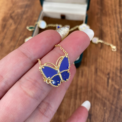 [⭐Luxery]  2026 NEW LUCKY BUTTERFLY 1 MOTIFS NECKLACE