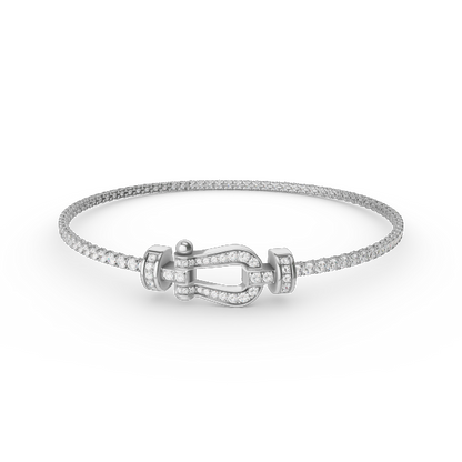 [⭐Luxery]FORCE  HORSESHOE  DIAMOND TENNIS BRACELET