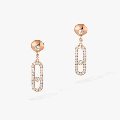 [⭐Luxery]DORMEUSES MOVE UNO DIAMOND EARRINGS