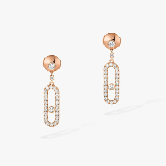 [⭐Luxery]DORMEUSES MOVE UNO DIAMOND EARRINGS