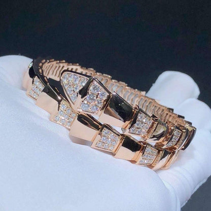 [⭐Luxery]SERPENTI BRACELET PINK GOLD DIAMOND