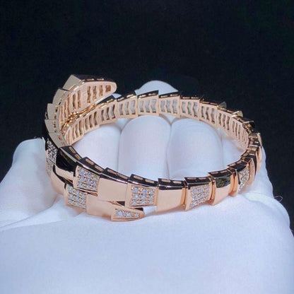 [⭐Luxery]SERPENTI BRACELET PINK GOLD DIAMOND