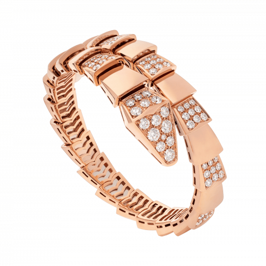 [⭐Luxery]SERPENTI BRACELET PINK GOLD DIAMOND