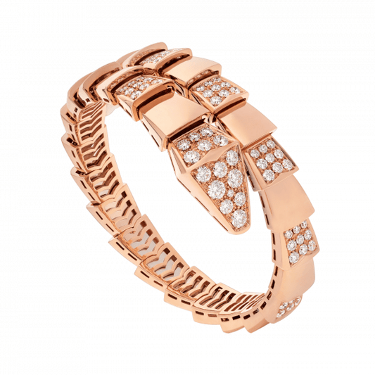 [⭐Luxery]SERPENTI BRACELET PINK GOLD DIAMOND