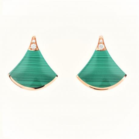 [⭐Luxery]DIVAS DREAM EARRINGS PINK GOLD