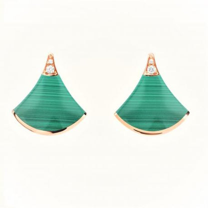 [⭐Luxery]DIVAS DREAM EARRINGS PINK GOLD