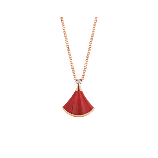 [⭐Luxery]DREAM NECKLACE CARNELIAN 1 DIAMOND
