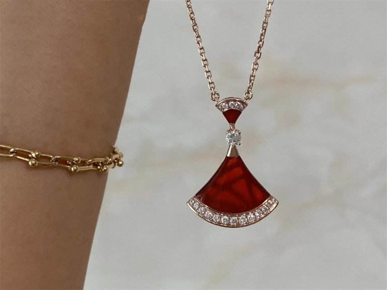 [⭐Luxery]DREAM NECKLACE CARNELIAN DIAMOND