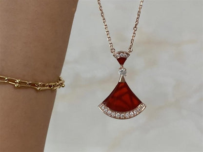 [⭐Luxery]DREAM NECKLACE CARNELIAN DIAMOND