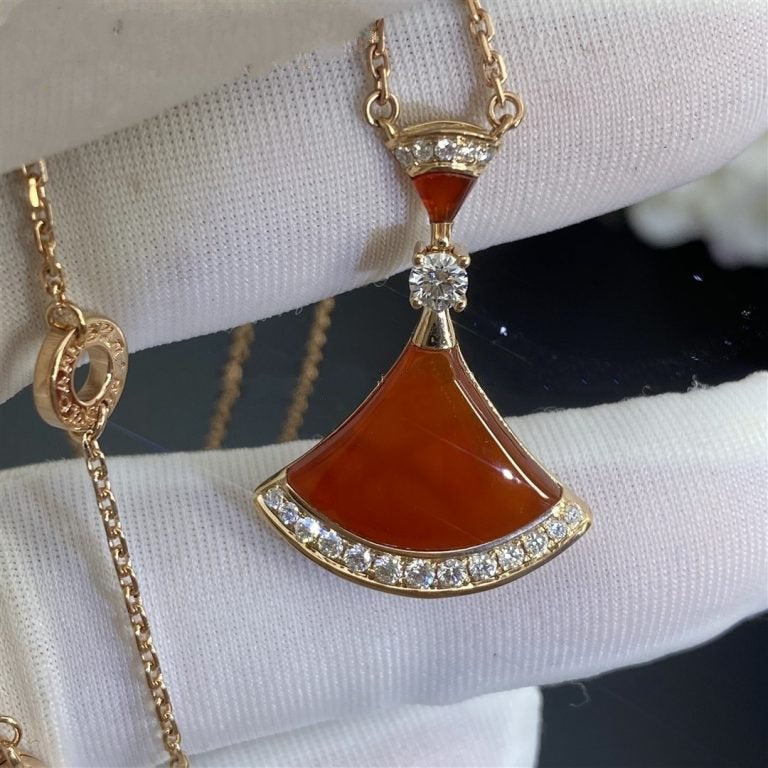 [⭐Luxery]DREAM NECKLACE CARNELIAN DIAMOND