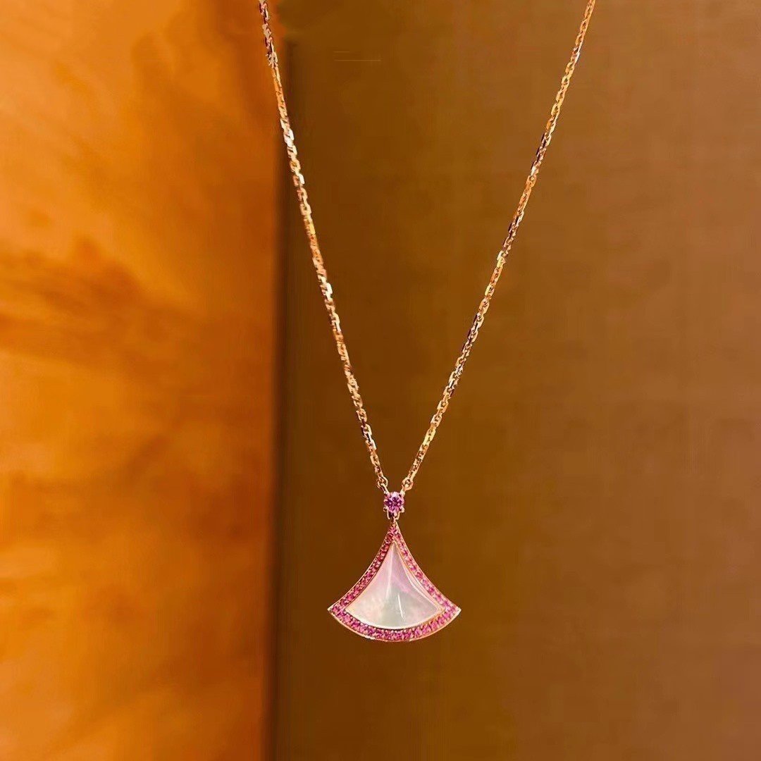 [⭐Luxery]DREAM NECKLACE MOP DIAMOND PINK