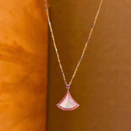 [⭐Luxery]DREAM NECKLACE MOP DIAMOND PINK