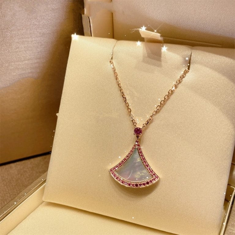 [⭐Luxery]DREAM NECKLACE MOP DIAMOND PINK