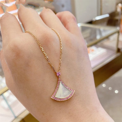 [⭐Luxery]DREAM NECKLACE MOP DIAMOND PINK
