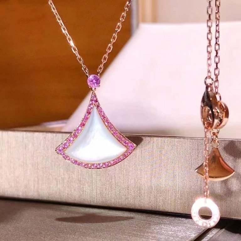 [⭐Luxery]DREAM NECKLACE MOP DIAMOND PINK