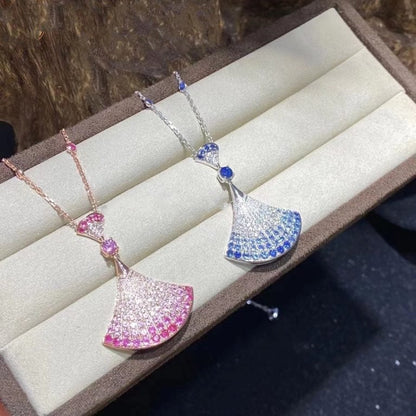 [⭐Luxery]DREAM NECKLACE AGATE SILVER DIAMOND
