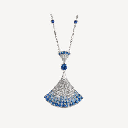 [⭐Luxery]DREAM NECKLACE AGATE SILVER DIAMOND