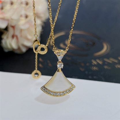 [⭐Luxery]DREAM NECKLACE MOP GOLD DIAMOND