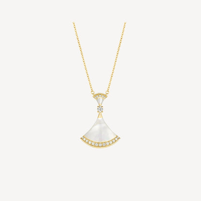 [⭐Luxery]DREAM NECKLACE MOP GOLD DIAMOND
