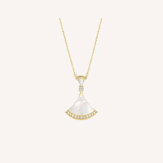 [⭐Luxery]DREAM NECKLACE MOP GOLD DIAMOND