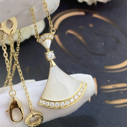 [⭐Luxery]DREAM NECKLACE MOP GOLD DIAMOND