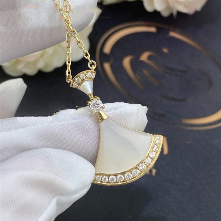 [⭐Luxery]DREAM NECKLACE MOP GOLD DIAMOND