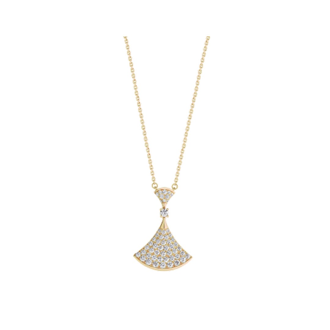 [⭐Luxery]DREAM NECKLACE GOLD FULL DIAMOND
