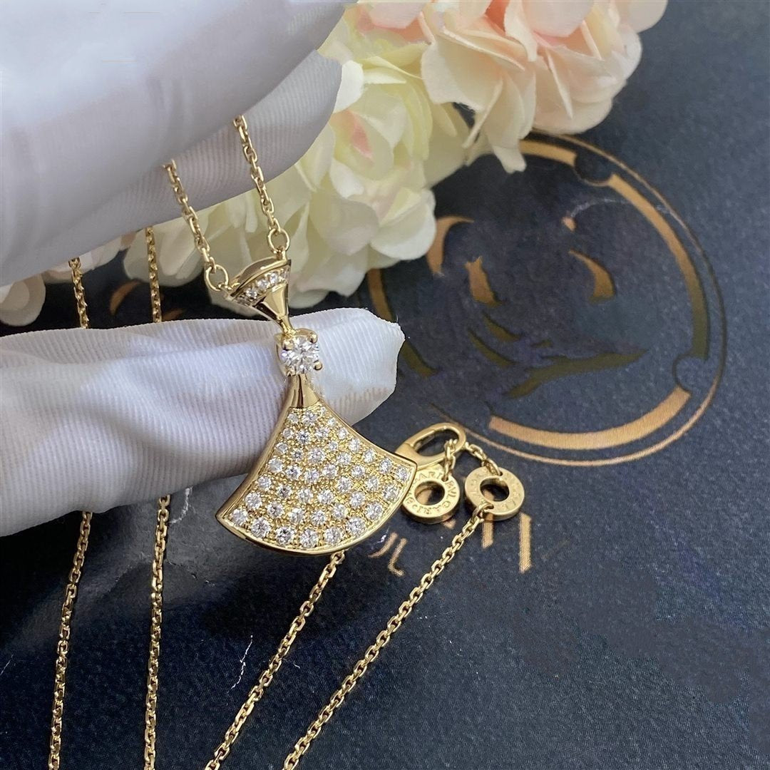 [⭐Luxery]DREAM NECKLACE GOLD FULL DIAMOND