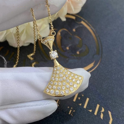 [⭐Luxery]DREAM NECKLACE GOLD FULL DIAMOND