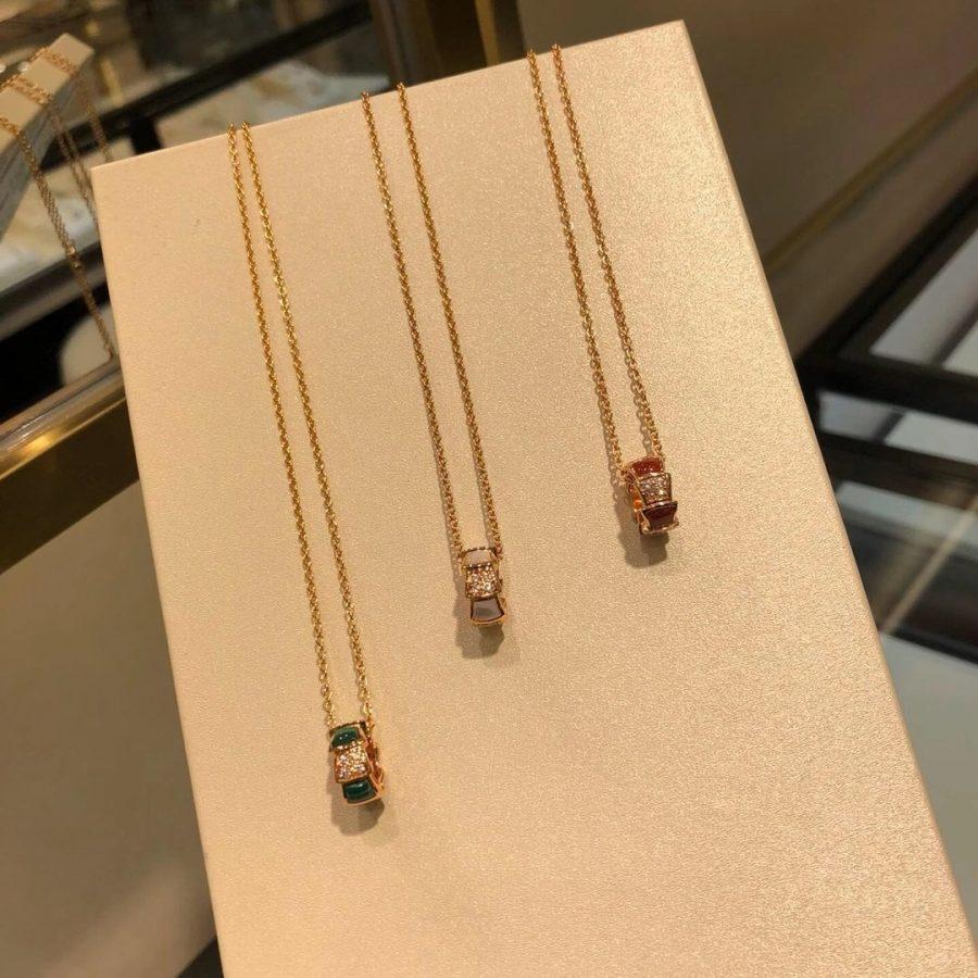 [⭐Luxery]SERPENTI PEDANT DIAMOND NECKLACE