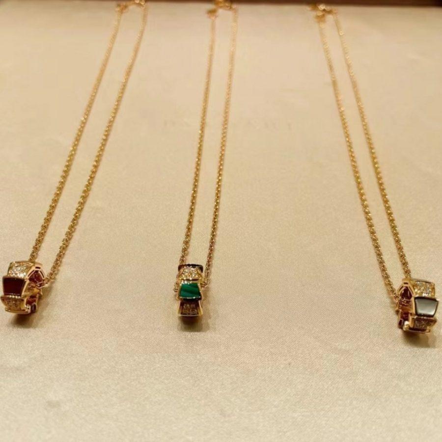 [⭐Luxery]SERPENTI PEDANT DIAMOND NECKLACE