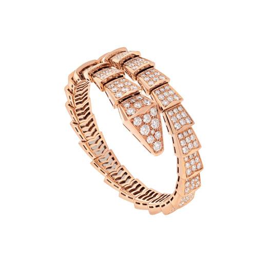 [⭐Luxery]SERPENTI BRACELET 8MM PINK GOLD DIAMOND