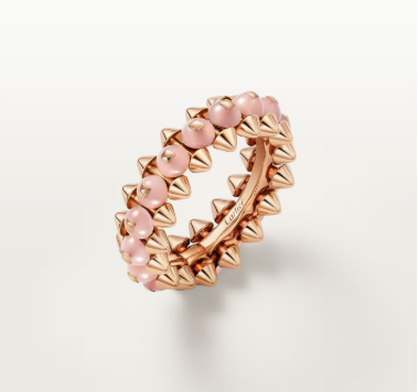 [⭐Luxery]CLASH ELEGANT ROSE GOLD RING FEATURING NATURAL AGATE