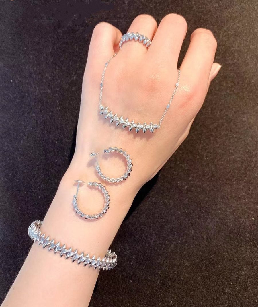 [⭐Luxery]CLASH SILVER BRACELET