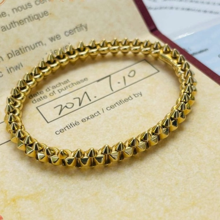 [⭐Luxery]CLASH GOLD BRACELET