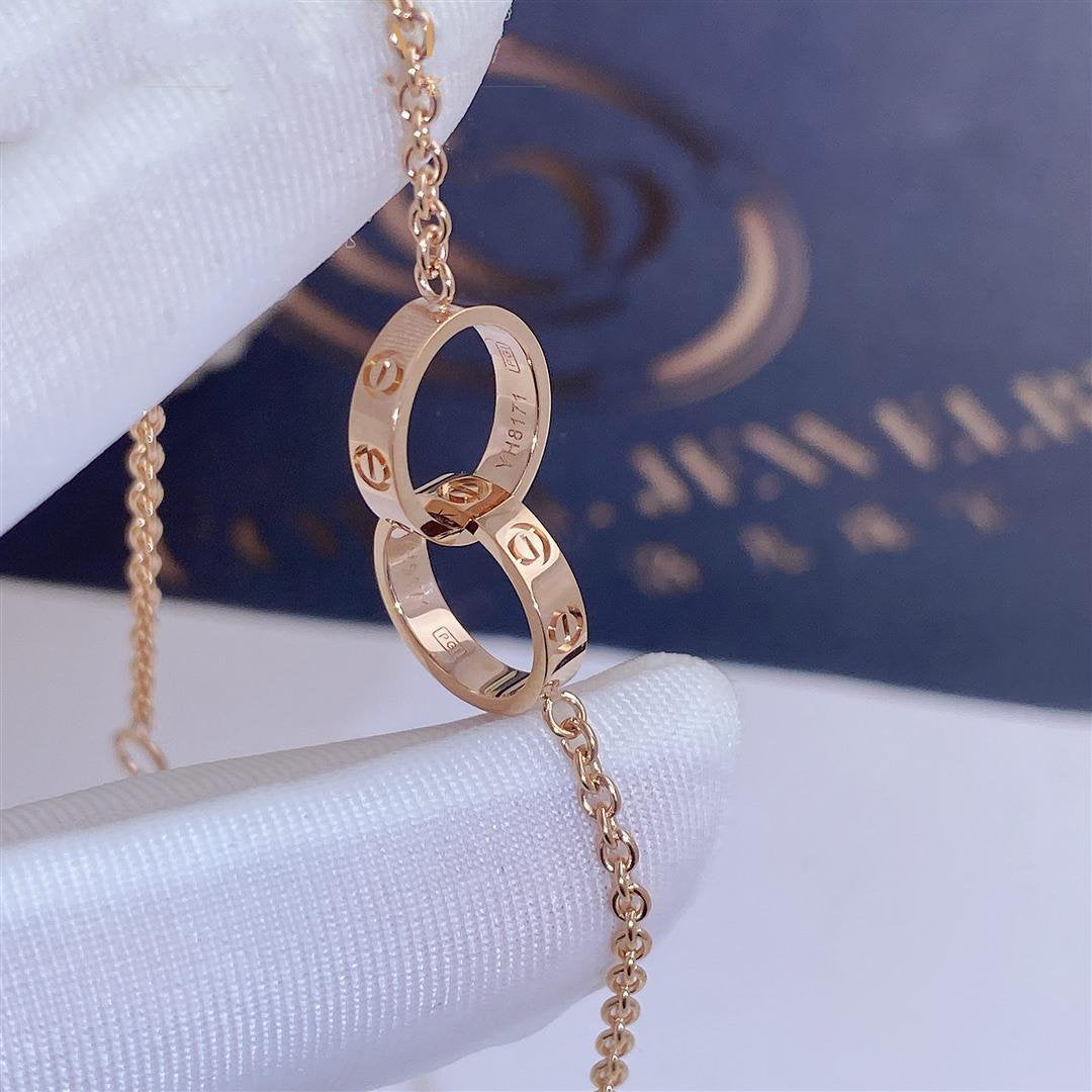 [⭐Luxery]LOVE BRACELET DOUBLE RING