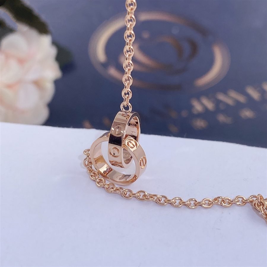 [⭐Luxery]LOVE BRACELET DOUBLE RING