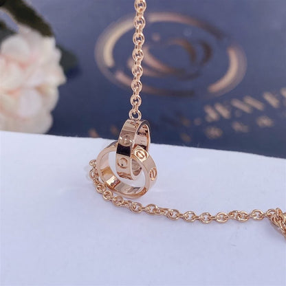[⭐Luxery]LOVE BRACELET DOUBLE RING