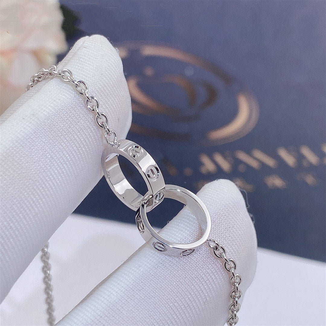 [⭐Luxery]LOVE BRACELET DOUBLE RING
