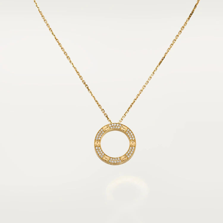 [⭐Luxery]LOVE NECKLACE ADJUSTABLE ROSE GOLD