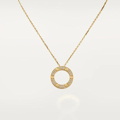 [⭐Luxery]LOVE NECKLACE ADJUSTABLE ROSE GOLD