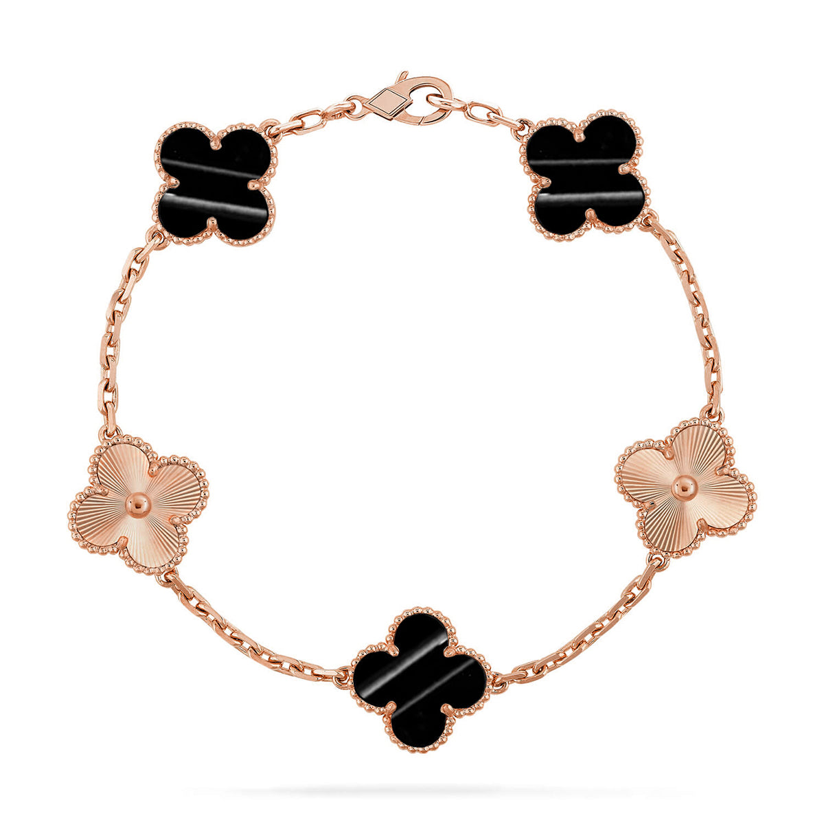 [⭐Luxery] CLOVER 5 MOTIF PULSAR STONE BRACELET COLLECTION