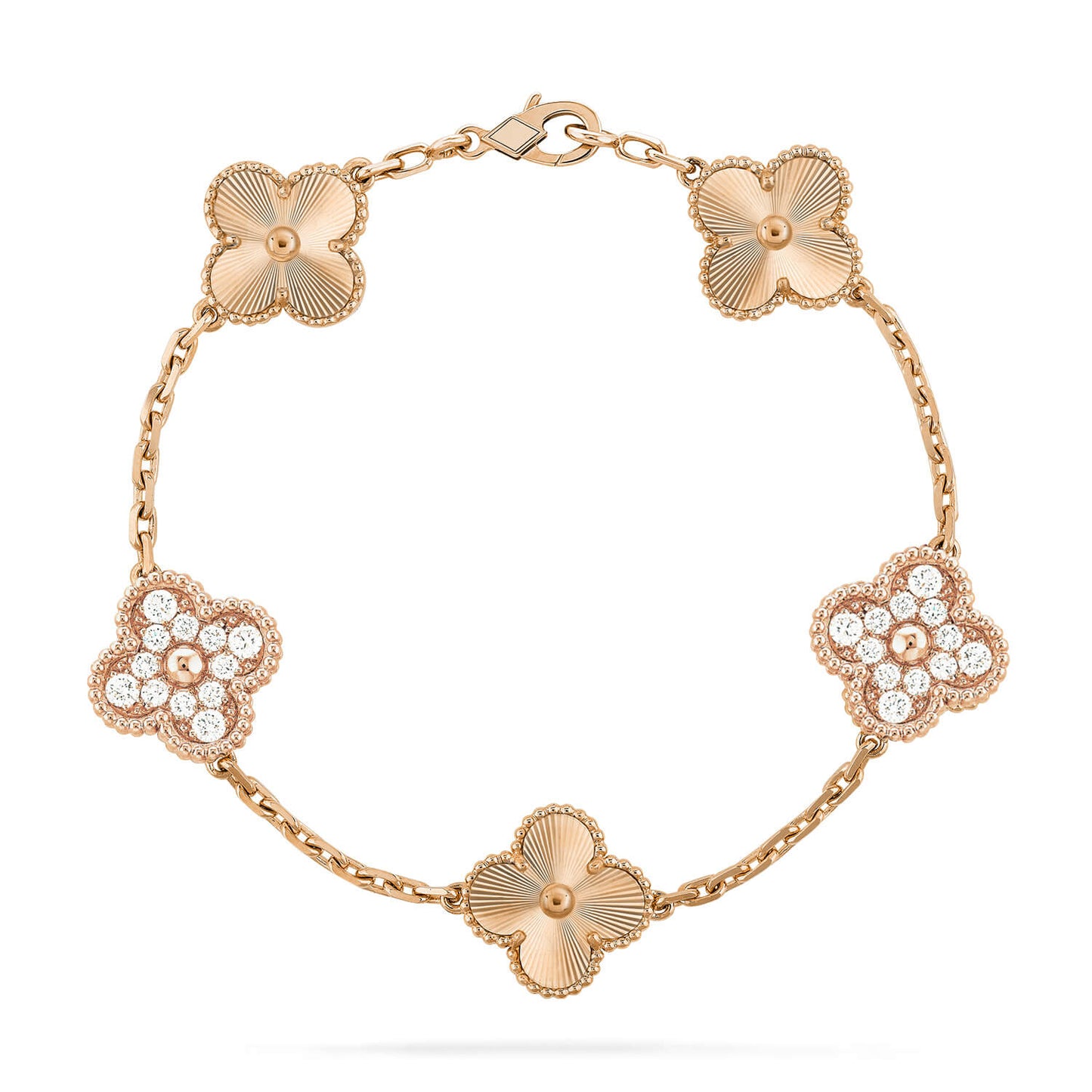 [⭐Luxery] CLOVER 5 MOTIF LASER BRACELET COLLECTION